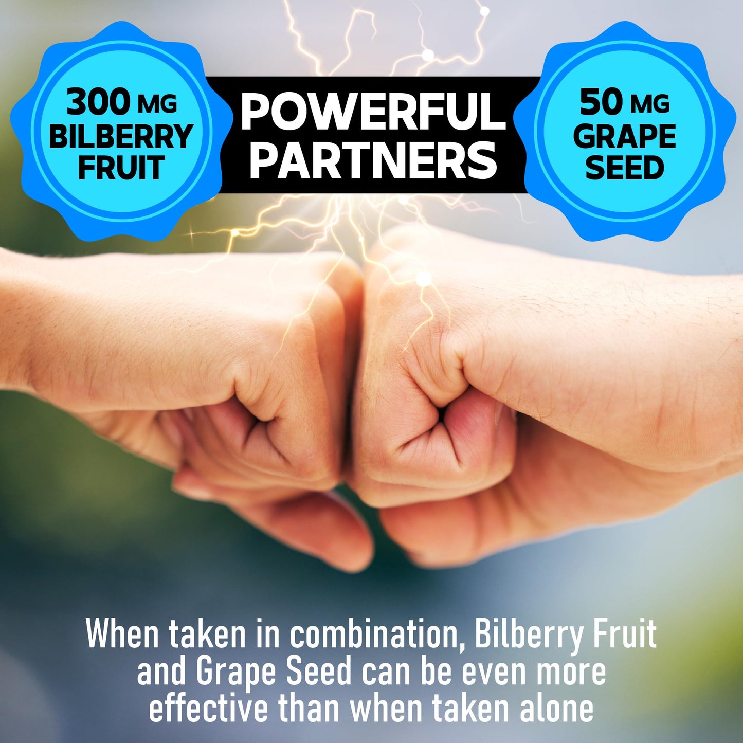 DEDICAD 20:1 Bilberry Extract Capsules - 5 Month Supply - Support Eyes, Vision & Heart Health - 10in1 Plus Grape Seed, Carrot, Elderberry, Eyebright & Others - 150 Counts DEDICAD buy supplements Au