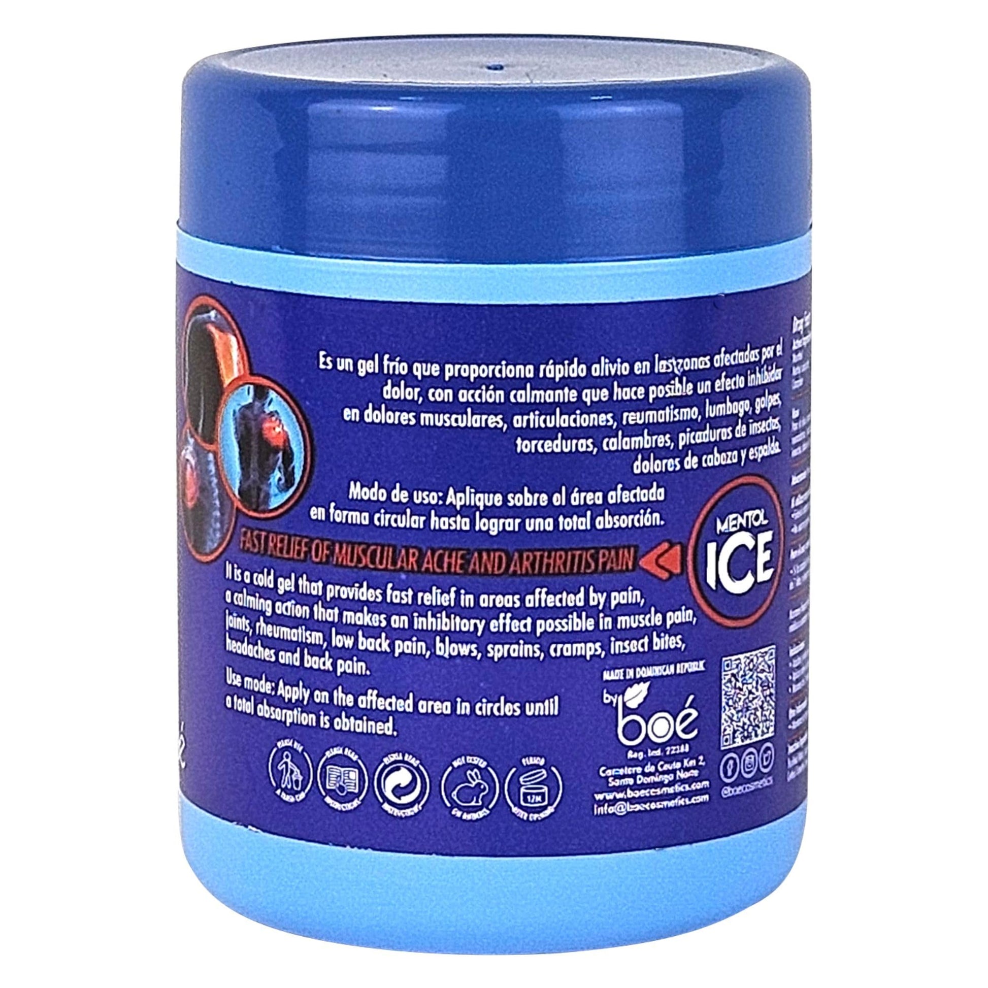 Mentol Ice Cold Gel – 8 oz Pain Relief Gel for Muscles & Joints – Fast-Acting Analgesic for Arthritis, Back Pain, Cramps, Sprains & Headaches – Non-Greasy & Quick Absorption BOÉ COSMETICSBuy Supplements Australia