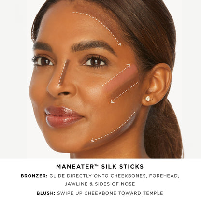 tarte maneater silk stick bronzer – Buildable Lightweight Cream Bronzer, Natural Matte Finish, Vegan & Cruelty-Free, full size, nocturnal tarteBuy Supplements Australia