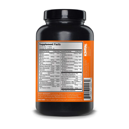 JYM Supplement Science Vita JYM Sports Multivitamin & Mineral Support, Vitamin A, C, B6, B12, E, K, Boron, Biotin, Potassium 60 Tablets JYM Supplement Science buy supplements Au