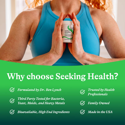 Seeking Health ProBiota HistaminX - Digestion Supplement for Gut Health Support - Support Histamine with Lactobacillus Plantarum & Lactobacillus Salivarius - Support Immune & Skin Health - 60 Capsules Seeking HealthBuy Supplements Australia