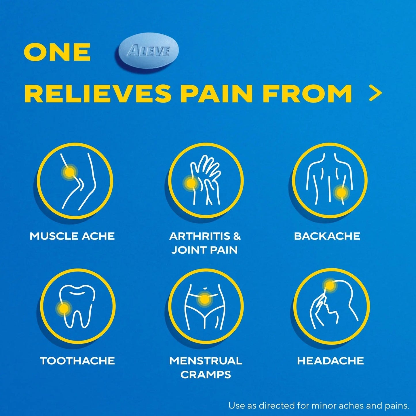Aleve Pain Relief Naproxen Sodium Caplets ‐ 24 Count AleveBuy Supplements Australia