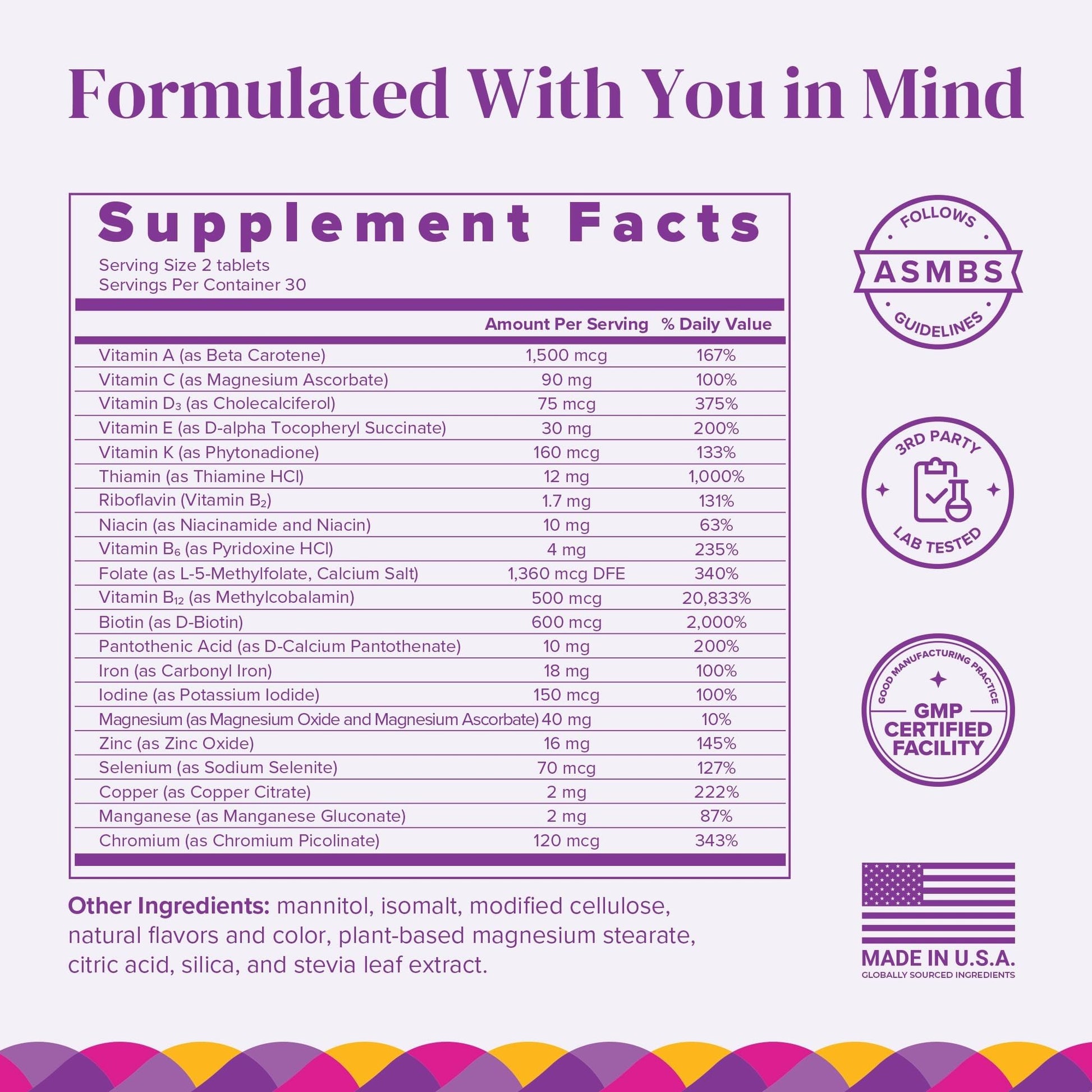 BariMelts Bariatric Multivitamin with Iron, 60 Fast-Dissolving Tablets (1-Month Supply), Sugar-Free Bariatric Vitamins for Women, Natural Fruit Flavor BariMelts buy supplements Au