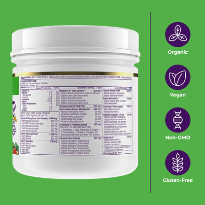 Paradise, ORAC Energy Greens Powder Extract, Super Antioxidants, Probiotics for Gut Health & Digestion, Vitamin C for Immunity, with Spirulina & Chlorella, Non-GMO, Gluten Free, 30 Servings Paradise HerbsBuy Supplements Australia