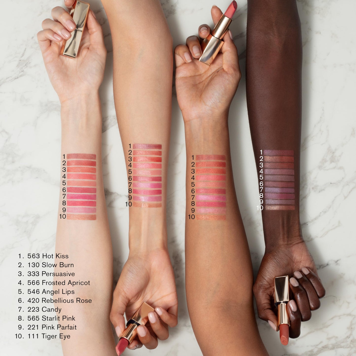 Estée Lauder Pure Color Long-Lasting Hi-Lustre Lipstick for Women | Shimmer Finish, 0.12 Ounce, 563 Hot Kiss Estée LauderBuy Supplements Australia
