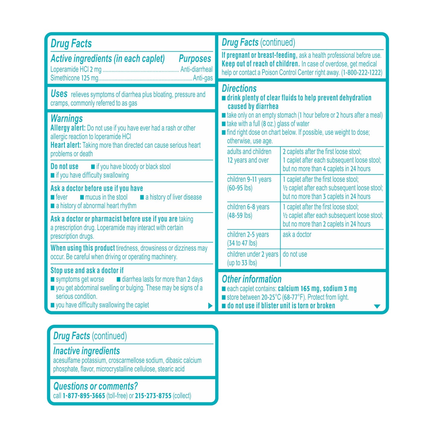Imodium Multi-Symptom Relief Caplets with Loperamide Hydrochloride & Simethicone, Anti-Diarrheal Medicine for Treatment of Diarrhea, Gas, Bloating, Cramps & Pressure, Traveler's Diarrhea, 24 ct Imodium buy supplements Au