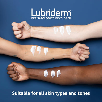 Lubriderm Fragrance Free Daily Moisture Lotion + Pro-Ceramide, Shea Butter & Glycerin