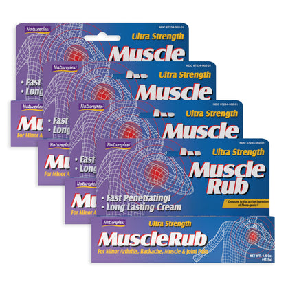 Ultra Strength Muscle Rub 4 Pack NatureplexBuy Supplements Australia