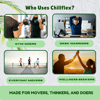 PLAIRMOI CHILLFLEX Pain Relief Gel for Muscle Aches, Joint Pain, Discomfort & Inflammation – Fast Acting, Cooling, Non-Greasy with 3% Menthol & Eucalyptus – 3.5 oz, 1-Pack PLAIRMOIBuy Supplements Australia