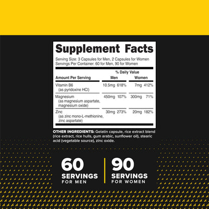 Primaforce ZMA Dietary Supplement, 180 Capsules