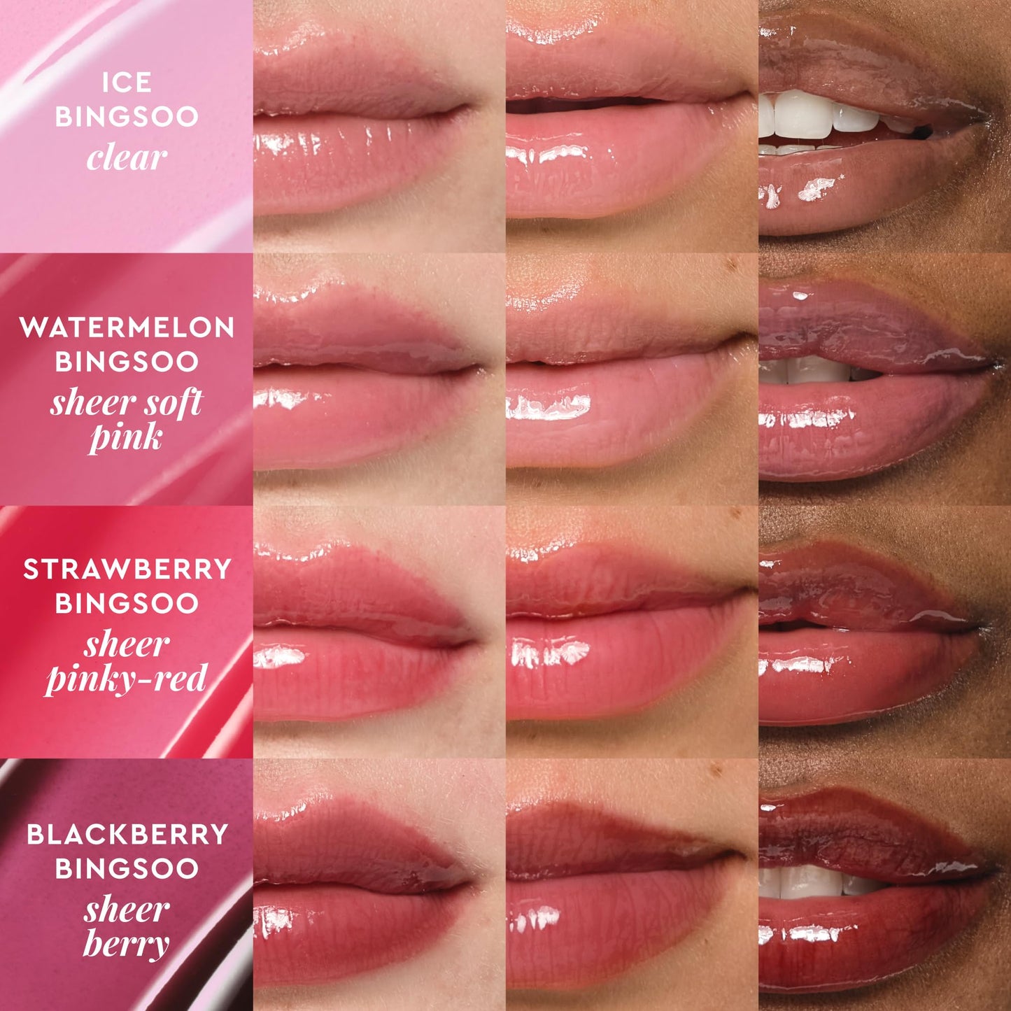Glow Recipe Glass Balm Lip Treatment - 12Hr Hydrating Lip Balm & Moisturizer with Hyaluronic Acid to Smooth, Plump & Protect from Dryness - Sheer Pinky Red Tint, Strawberry Bingsoo (15 ml) Glow RecipeBuy Supplements Australia