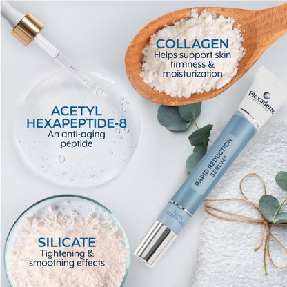 Plexaderm Rapid Reduction Eye Serum - Visibly Reduces Under-Eye Bags, Wrinkles, Dark Circles, Fine Lines & Crow's Feet Instantly
