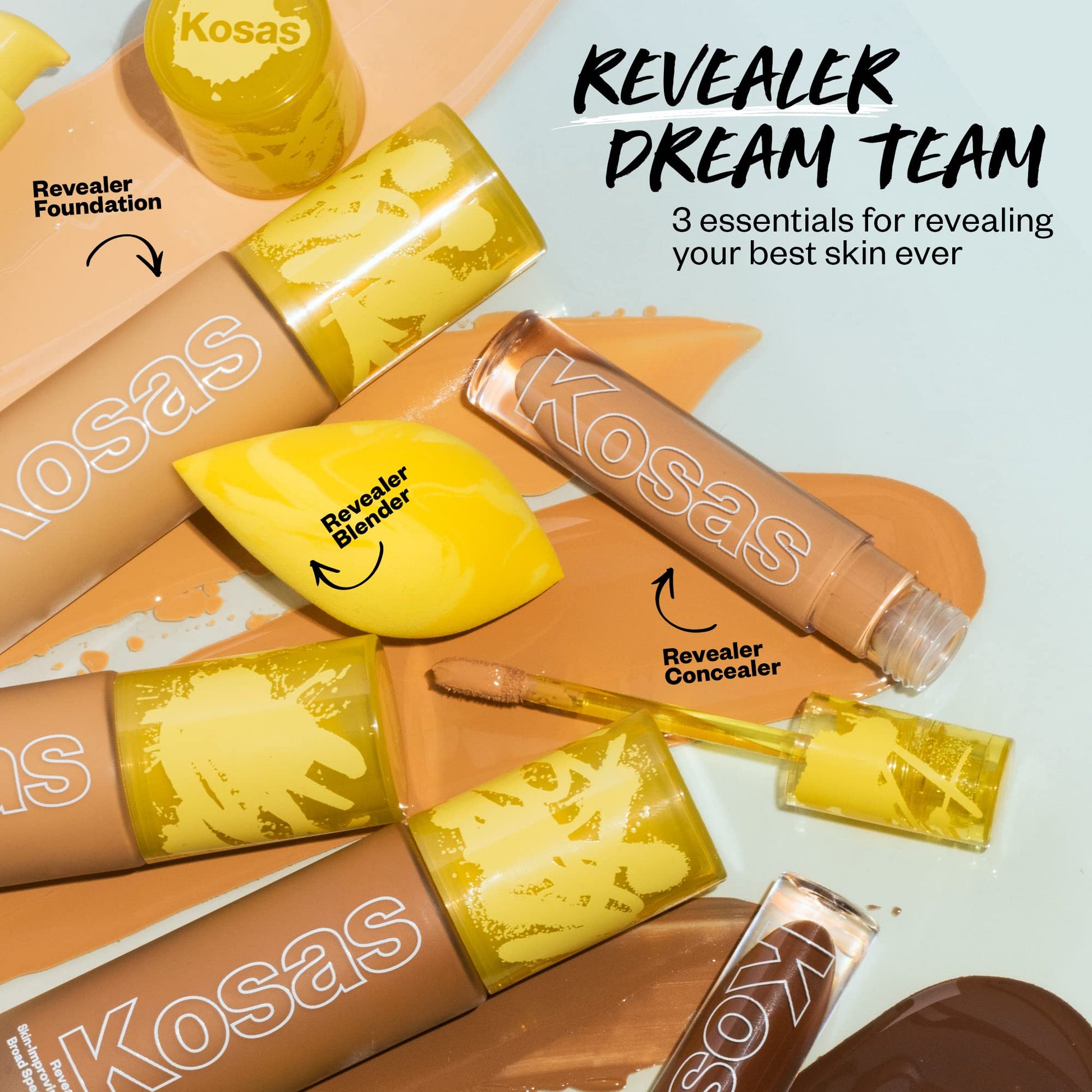 Kosas Revealer Liquid Foundation SPF 25 – Medium Buildable Coverage, Hydrating Natural Glow Finish, Medium Neutral 220 Kosas buy supplements Au
