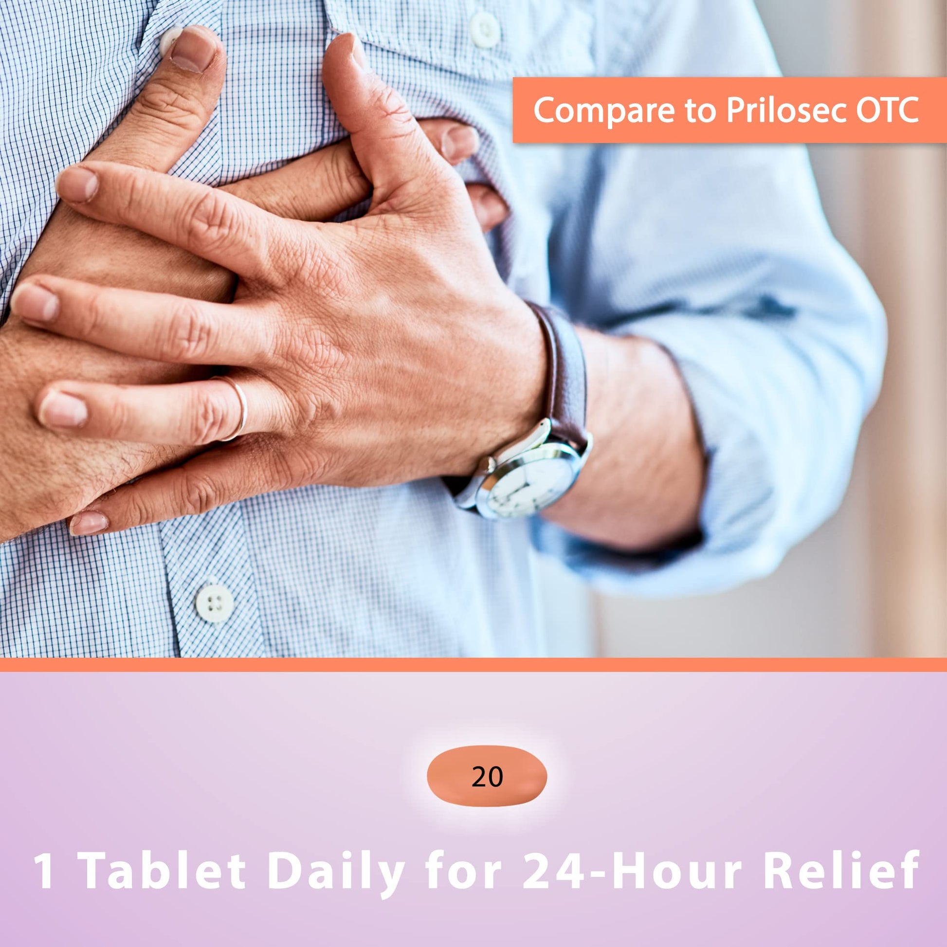 Curist Omeprazole 20mg Tablets Bulk Pack - 84Count Delayed-Release Tablets - Acid Reflux Medicine for Heartburn Relief (2 Pack of 42 Tablets - 84 Total) Curist buy supplements Au
