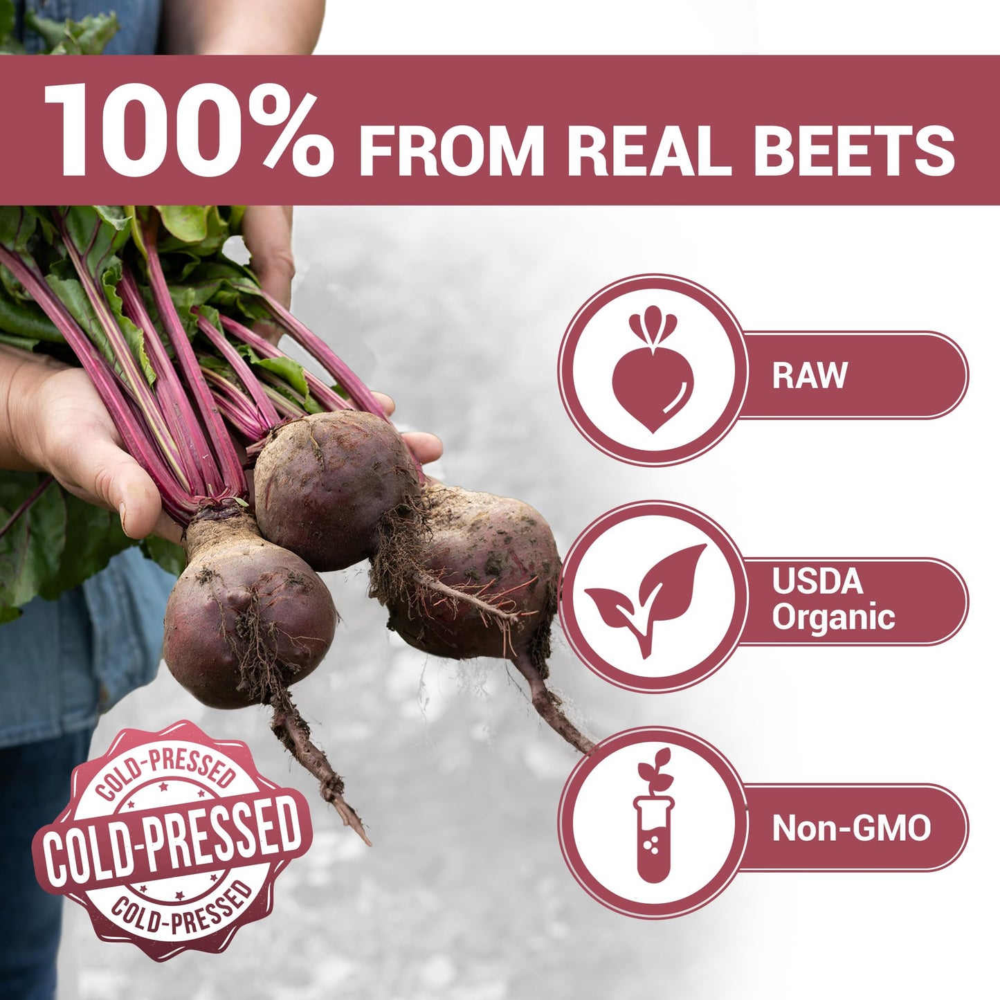 Dr. Berg Raw Organic Beet Powder from Real Earth-Grown Beets – USDA Certified Organic Beet Root Powder to Support Nitric Oxide Levels, Energy, Blood Flow, & Heart Health* – 30 Servings Dr. Berg NutritionalsBuy Supplements Australia
