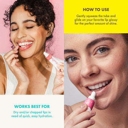 Kopari Coconut Lip Glossy | Nude Tint Birthday Suit | Vegan Hydrating Moisturizing Lip Oil Vitamin E Shea Butter Long Wear High Shine Non Sticky | Clean Plant Based Non Toxic Balm Paraben Free KopariBuy Supplements Australia