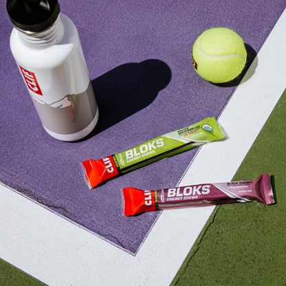 CLIF BLOKS - Mountain Berry Flavor - Energy Chews - Non-GMO - Plant Based - Fast Fuel for Cycling and Running - Quick Carbohydrates and Electrolytes - 2.12 oz. (18 Count)