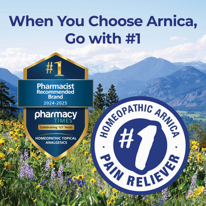 Boiron Arnicare Gel and Arnica 30c Value Pack for Pain Relief, Muscle Soreness, and Swelling from Bruising or Injury - 2.6 oz + 80 Pellet Tube BoironBuy Supplements Australia