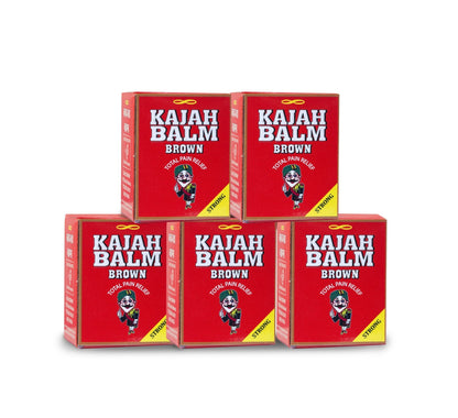 Kajah Brown Balm 10Gms (Pack of 5) RajahBuy Supplements Australia