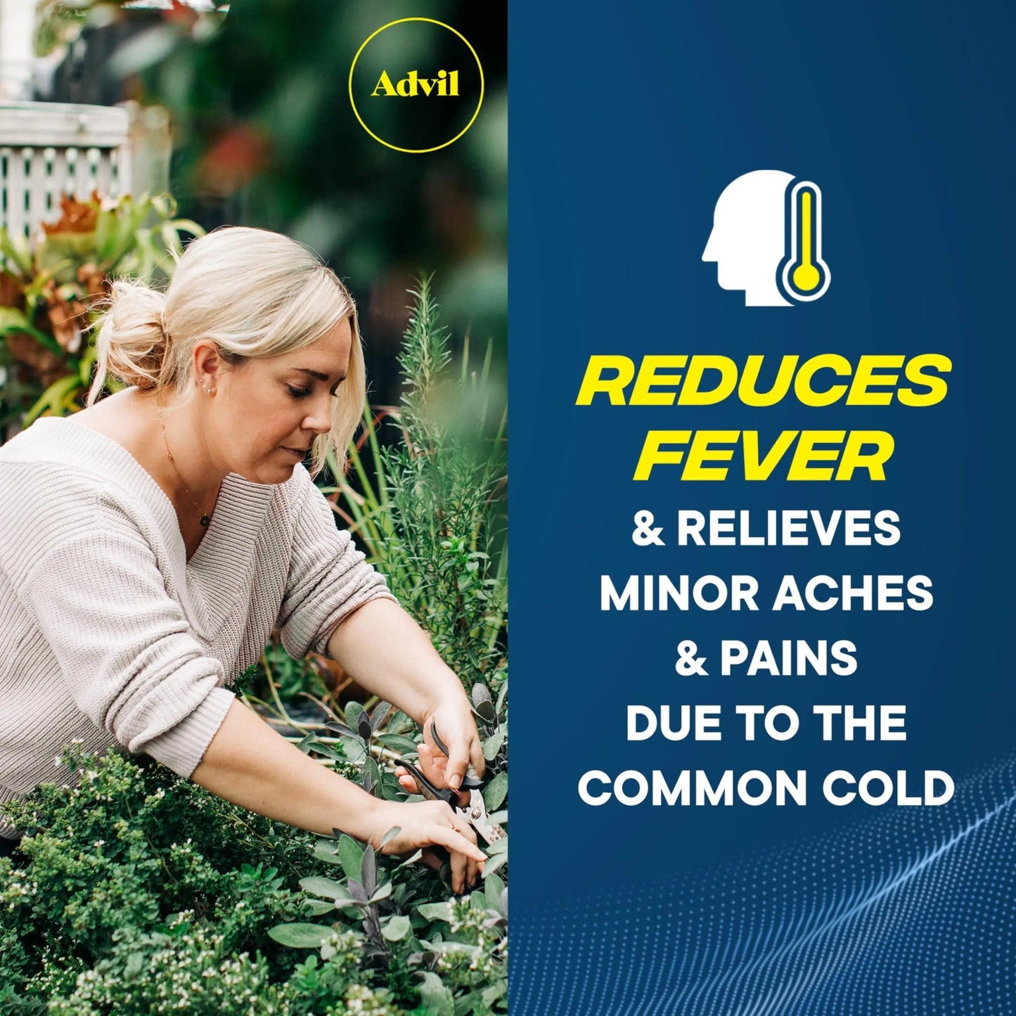 Advil Pain Reliever and Fever Reducer, Pain Relief Medicine with Ibuprofen 200mg for Headache, Backache, Menstrual Pain and Joint Pain Relief - 50x2 Coated Tablets AdvilBuy Supplements Australia
