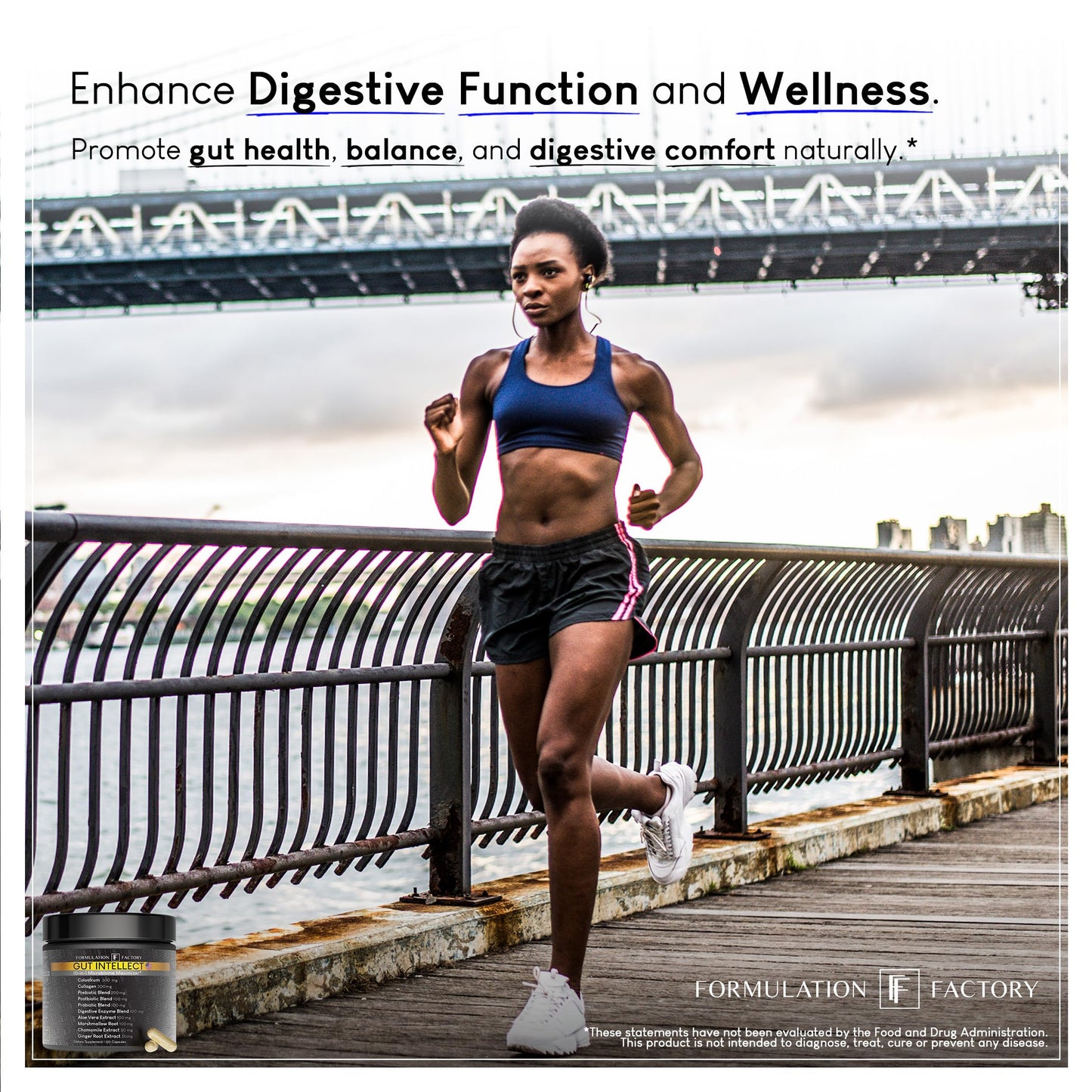 Formulation Factory Probiotics for Women & Men - Gut Intellect 10-in-1 Digestive Enzymes with Prebiotics and Postbiotics - Total Gut Health Supplement - 120 Capsules, 2 Month Supply Formulation Factory buy supplements Au