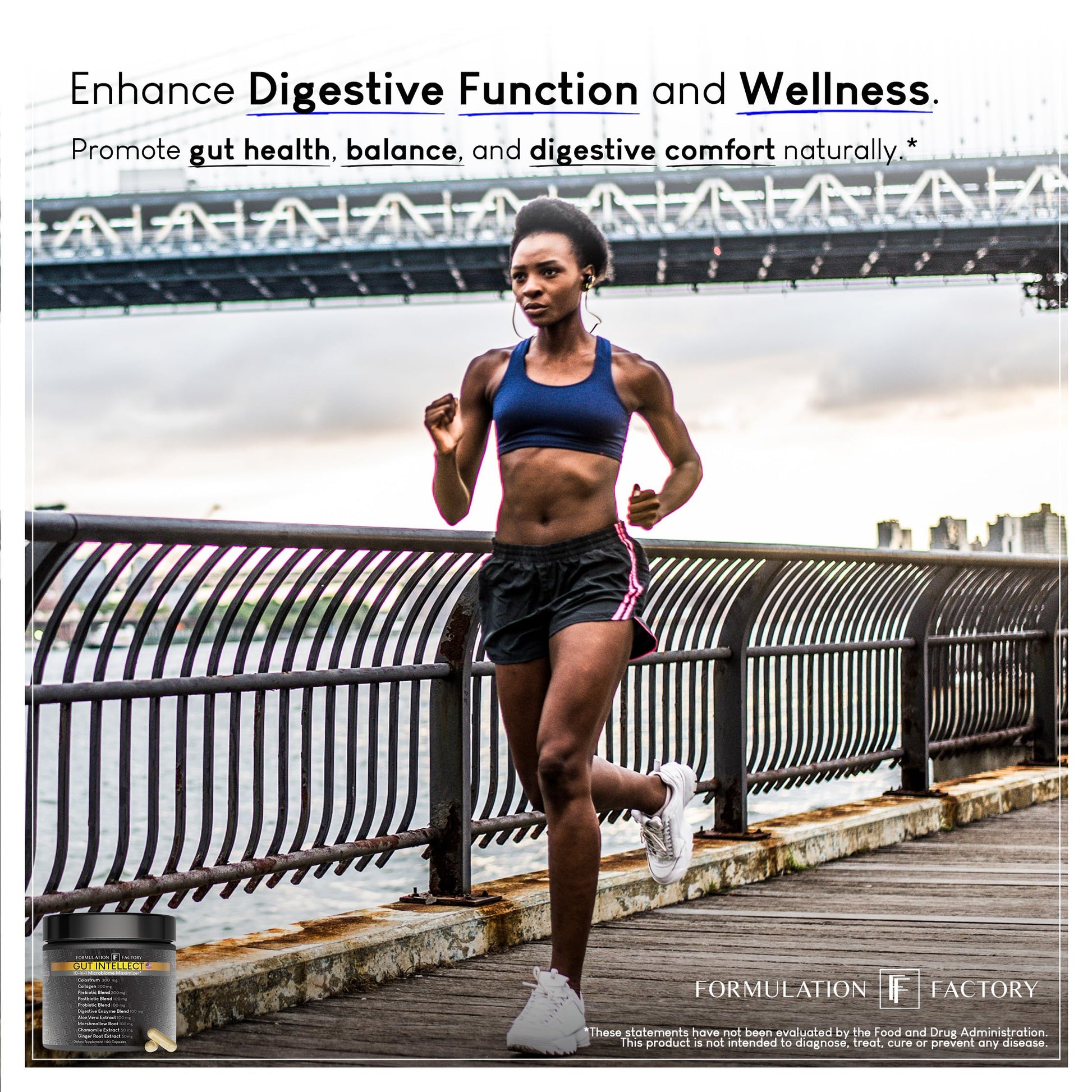 Formulation Factory Probiotics for Women & Men - Gut Intellect 10-in-1 Digestive Enzymes with Prebiotics and Postbiotics - Total Gut Health Supplement - 120 Capsules, 2 Month Supply Formulation Factory buy supplements Au