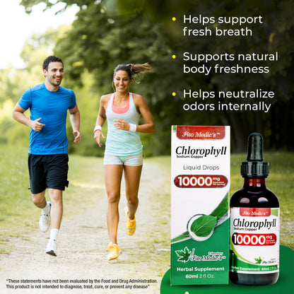 FITO MEDIC'S Lab | Liquid Chlorophyll | Chlorophyll Liquid Drops | 50 mg 200:1 Ratio Extract per Serving.