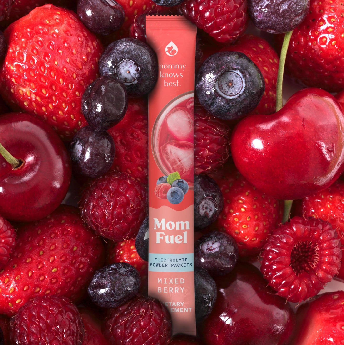 Mommy Knows Best Mom Fuel Electrolyte Drink Mix for Moms, Hydration Support - for Pregnancy, Prenatal, Electrolytes + Trace Minerals,