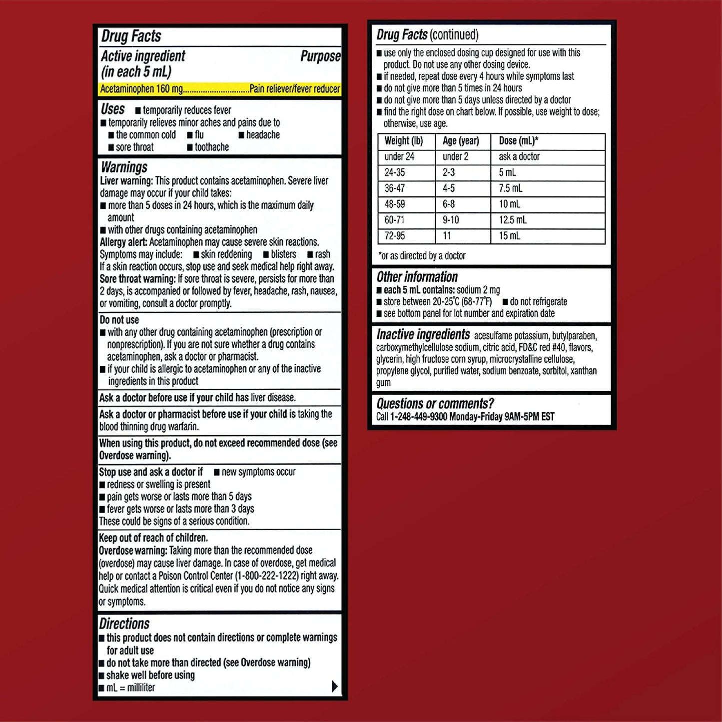 Quality Choice Children's Pain Relief & Fever Reducer for Kids, 4fl oz Acetaminophen 160mg per 5ml, Ibuprofen & Aspirin Free, Liquid Cold and Flu Medicine for Kids, Regular Strength OTC Medication Quality ChoiceBuy Supplements Australia