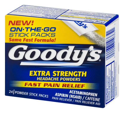 Goody's Extra Strength Powders | Fast Pain Relief | Aspirin & Caffeine | 24 Count Goody'sBuy Supplements Australia