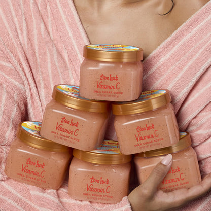 Tree Hut Vitamin C Shea Sugar Scrub, Easter Gifts for Women, Exfoliating Body Scrub Removes Dead, Dry Skin for a Soft