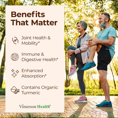Turmeric with Black Pepper - High Potency Organic 1200mg Turmeric Curcumin Supplement for Joint Support & Digestive Health - Curcumin with Black Pepper