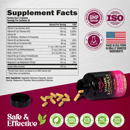 NUTRAHARMONY Vitamin B Complex & Glucosamine Chondroitin Capsules NUTRAHARMONYBuy Supplements Australia