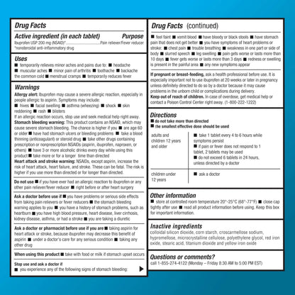 Basic Care Ibuprofen Tablets, 500 Count Amazon Basic CareBuy Supplements Australia