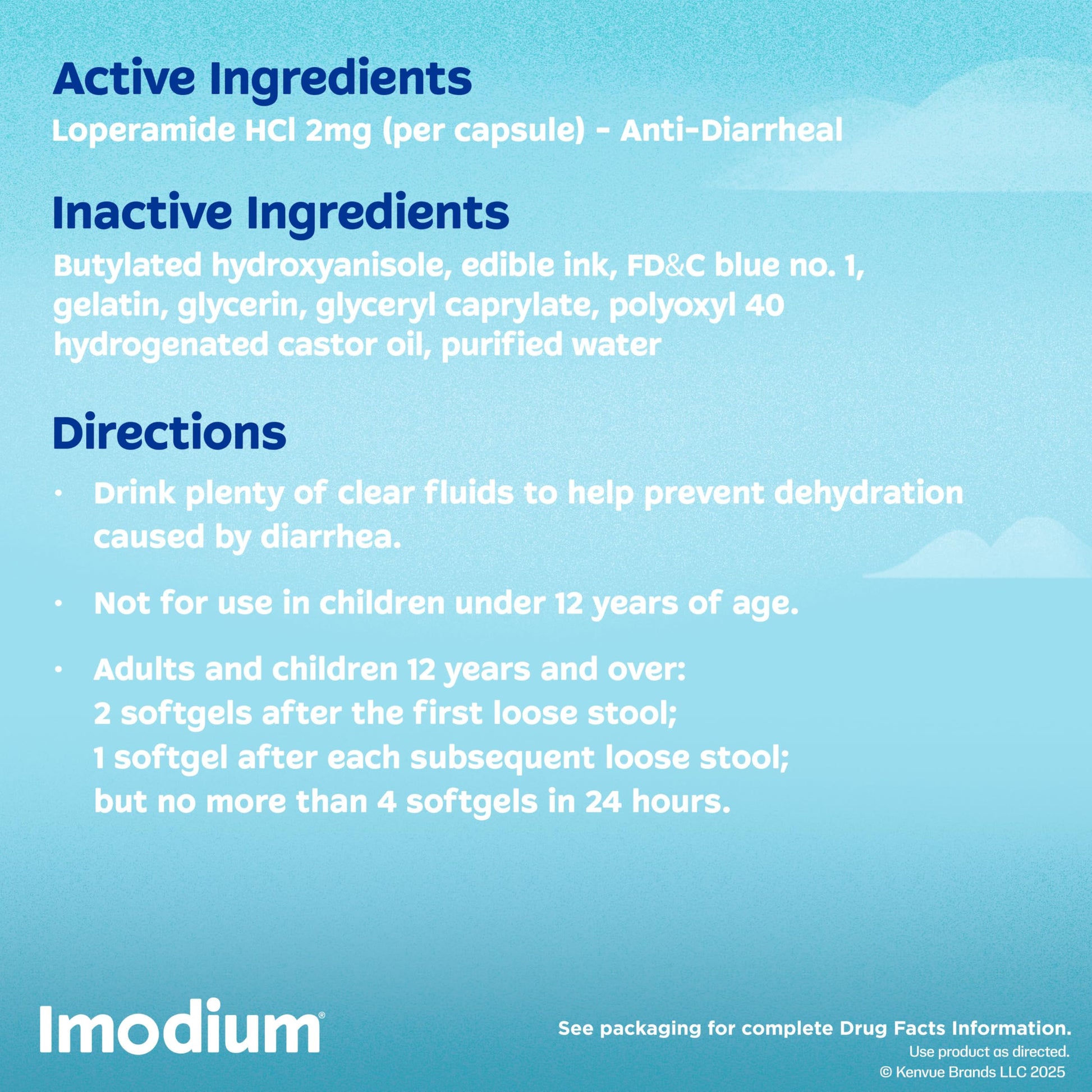 Imodium A-D Fast-Acting Anti-Diarrheal Softgels, Loperamide HCl 2 mg, Travel Essential Diarrhea Relief Medicine for Adults, 24 Count, Anti Diarrhea Pills,Easy to Swallow, for Ages 12+ Imodium buy supplements Au