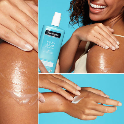 Neutrogena Hydro Boost Body Gel Cream, Hydrating Body Lotion with Hyaluronic Acid for Normal to Dry Skin
