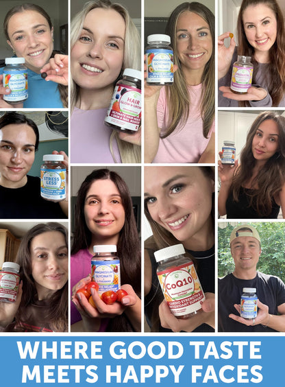 Lunakai USA Made Magnesium Glycinate Gummies with L-Theanine for Kids & Adults – 420mg Magnesium Supplement for Calm, Sleep & Stress Support, 60ct LunakaiBuy Supplements Australia